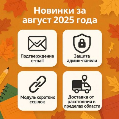 Подборка новых модулей для Opencart за август 2025