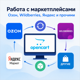 Работа с маркетплейсами Озон, Wildberries, Яндекс.Товарами и прочими