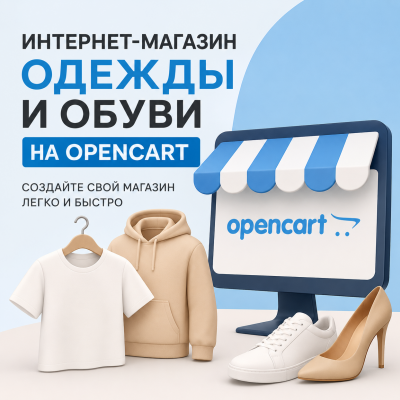 Интернет-магазин одежды и обуви на OpenCart: собственные продажи без комиссий маркетплейсов