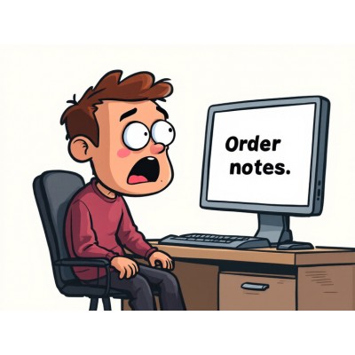 Примечания в заказе/ Order notes