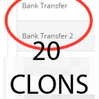 20 клонов банковского перевода (bank_transfer) для 2.x