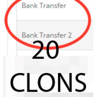 20 клонов банковского перевода (bank_transfer) для 2.x