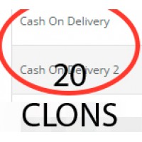 20 клонов оплаты при доставке (cod) для 2.0.x
