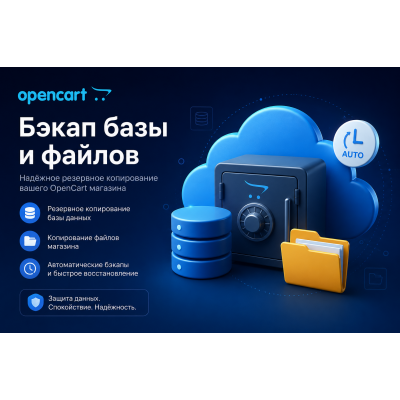A-backups - automatic backup (OpenCart backup): files and database in one ZIP archive. - 1
