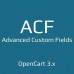 Advanced Custom Fields (ACF) модуль для Opencart 3.x