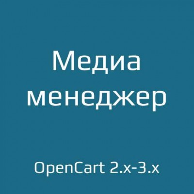 Медиа менеджер / Media Manager - 1