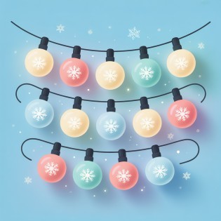 Новогоднее украшение сайта