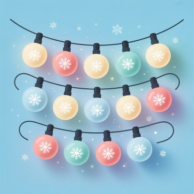 Новогоднее украшение сайта