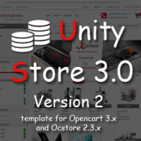Unity Store 3.0 v2 Filter - многомодульный адаптивный шаблон 3.0 и 2.3