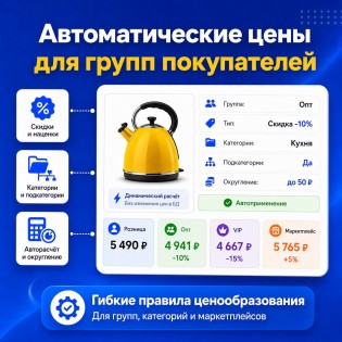 Auto Group Price - Автоматические цены для групп покупателей
