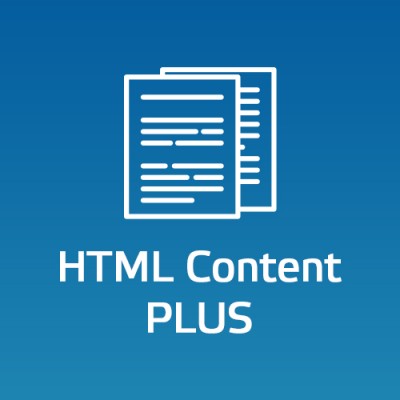 Текстовый блок HTML - Plus