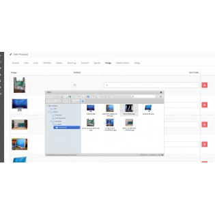 Менеджер изображений opencart 2.x