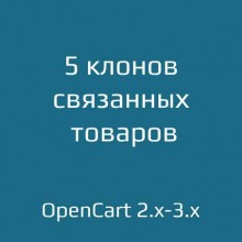 5 клонов связанных товаров