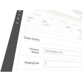 Shipping cost manual editor