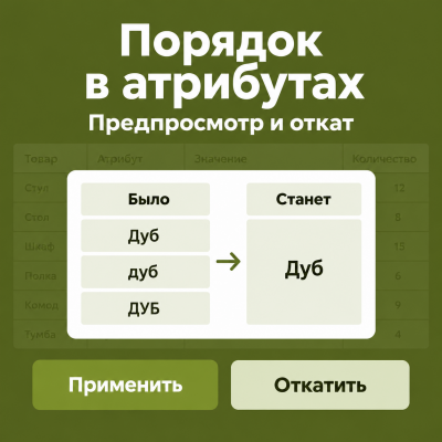 Порядок в атрибутах — чистка и объединение характеристик товаров - 1