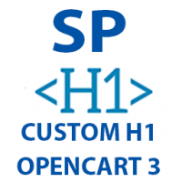 Opencart 3 Custom H1 Products, Categories, Information pages 1.0.0