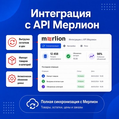 Интеграция с API Merlion - 1