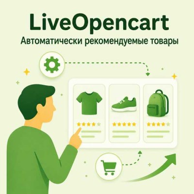 LiveOpencart Автоматически рекомендуемые товары - 1