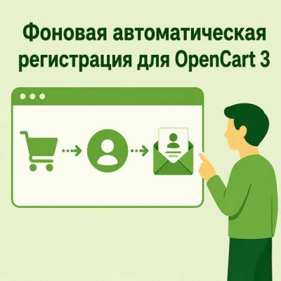 Фоновая автоматическая регистрация при заказе - 1