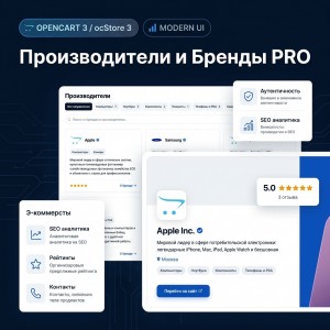 Производители и Бренды PRO - Отзывы, контакты, и SEO карточка производителей 