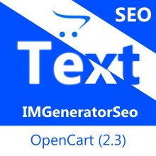 IMGeneratorSeo (OC 2.3) - Генератор сео текстов и описаний продуктов (синонимайз) 