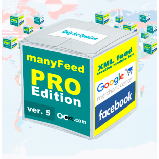 Google Merchant Center - модуль manyFeed 5 PRO, создание фида для Google Merchant Center, Facebook, Инстаграм для OpenCart