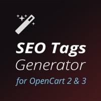 Генератор SEO-тегов (SEO Tags Generator) для OpenCart 2 и OpenCart 3