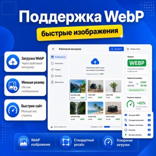 Поддержка формата WebP для изображений (Native WebP Support)