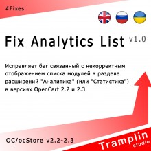 TS Fix Analytics List v1.0