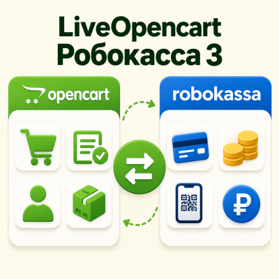 LiveOpencart Робокасса 3 - 1