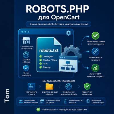 Свой robots.txt для каждого мульти-магазина. - 1