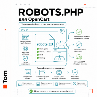 Your own robots.txt for each multi-store. - 1