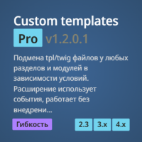 Custom templates Pro