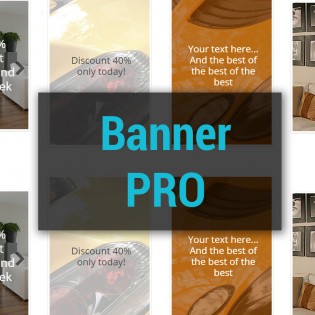 Banner PRO - баннеры для разных категорий + слайдшоу 