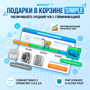 Подарки в корзине Simple (Simple Free Gifts)