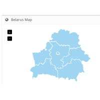 Карта Белоруссии с регионами для openCart 2